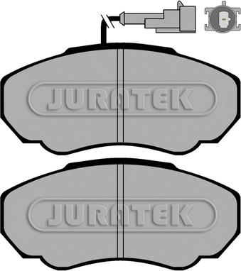 Juratek JCP1478 - Тормозные колодки, дисковые, комплект autosila-amz.com