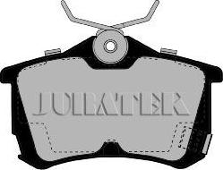 Juratek JCP1506 - Тормозные колодки, дисковые, комплект autosila-amz.com