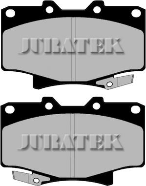Juratek JCP1502 - Тормозные колодки, дисковые, комплект autosila-amz.com