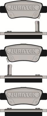 Juratek JCP169 - Тормозные колодки, дисковые, комплект autosila-amz.com