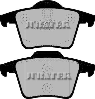 Juratek JCP1631 - Тормозные колодки, дисковые, комплект autosila-amz.com