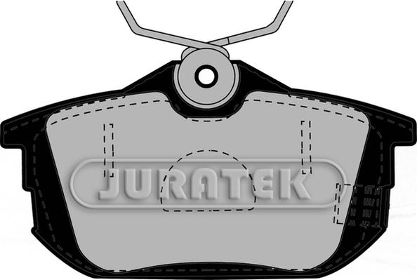 Juratek JCP1095 - Тормозные колодки, дисковые, комплект autosila-amz.com