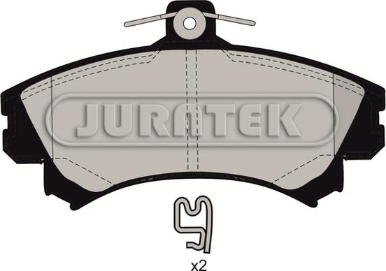 Juratek JCP1093 - Тормозные колодки, дисковые, комплект autosila-amz.com