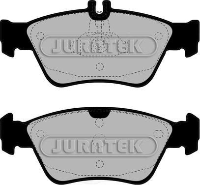 Juratek JCP1049 - Тормозные колодки, дисковые, комплект autosila-amz.com