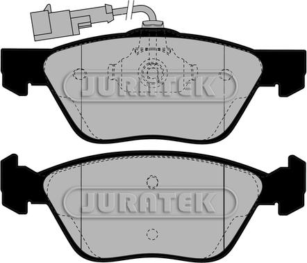 Juratek JCP1052 - Тормозные колодки, дисковые, комплект autosila-amz.com