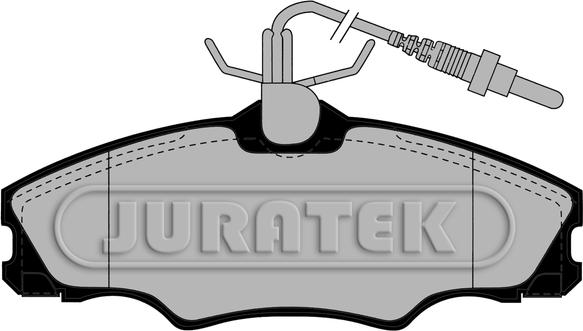 Juratek JCP1062 - Тормозные колодки, дисковые, комплект autosila-amz.com