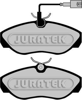 Juratek JCP1396 - Тормозные колодки, дисковые, комплект autosila-amz.com