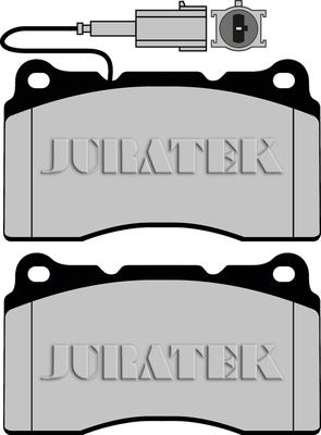 Juratek JCP1334 - Тормозные колодки, дисковые, комплект autosila-amz.com