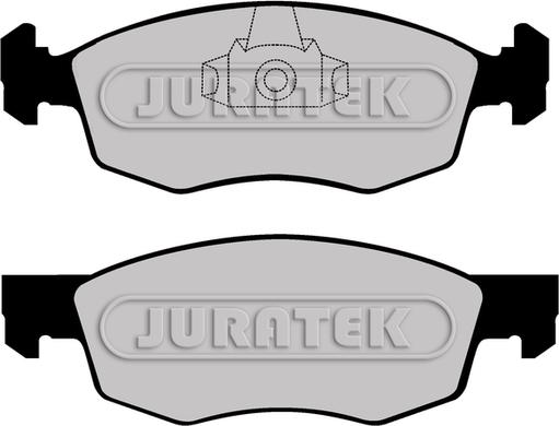 Juratek JCP1376 - Тормозные колодки, дисковые, комплект autosila-amz.com