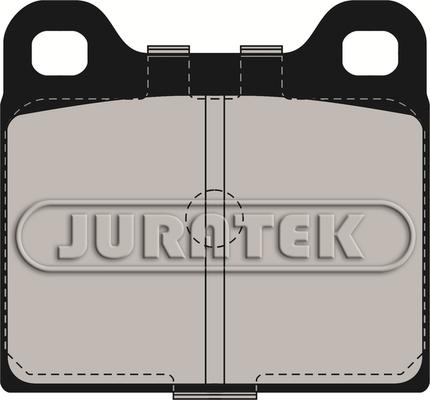 Juratek JCP125 - Тормозные колодки, дисковые, комплект autosila-amz.com