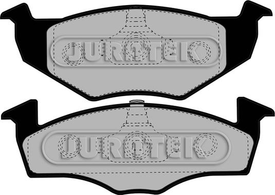 Juratek JCP1288 - Тормозные колодки, дисковые, комплект autosila-amz.com