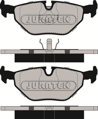 Juratek JCP850 - Тормозные колодки, дисковые, комплект autosila-amz.com