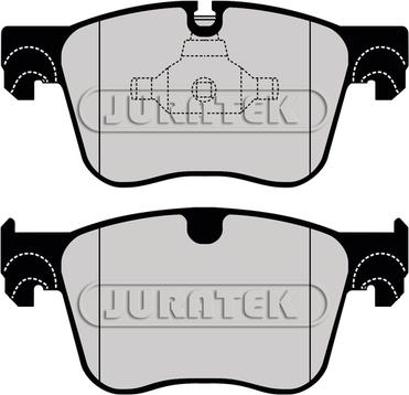 Juratek JCP8098 - Тормозные колодки, дисковые, комплект autosila-amz.com