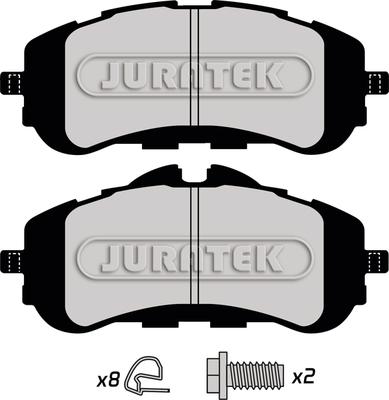 Juratek JCP8097 - Тормозные колодки, дисковые, комплект autosila-amz.com