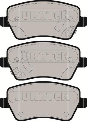 Juratek JCP8056 - Тормозные колодки, дисковые, комплект autosila-amz.com
