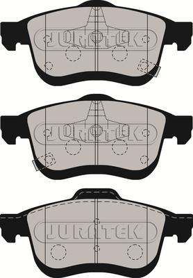 Juratek JCP8066 - Тормозные колодки, дисковые, комплект autosila-amz.com