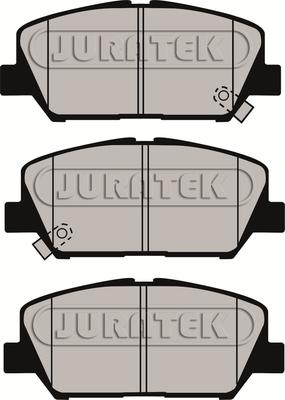 Juratek JCP8081 - Тормозные колодки, дисковые, комплект autosila-amz.com