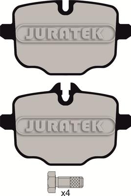 Juratek JCP8029 - Тормозные колодки, дисковые, комплект autosila-amz.com