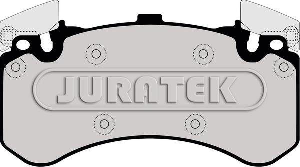 Juratek JCP8020 - Тормозные колодки, дисковые, комплект autosila-amz.com
