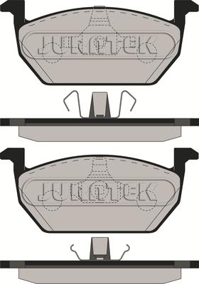 Juratek JCP8191 - Тормозные колодки, дисковые, комплект autosila-amz.com