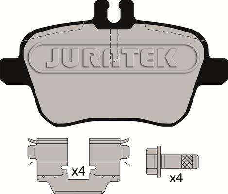 Juratek JCP8134 - Тормозные колодки, дисковые, комплект autosila-amz.com