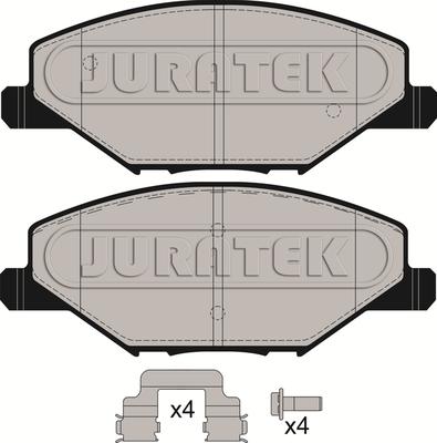 Juratek JCP8249 - Тормозные колодки, дисковые, комплект autosila-amz.com