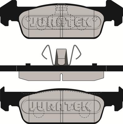 Juratek JCP8214 - Тормозные колодки, дисковые, комплект autosila-amz.com