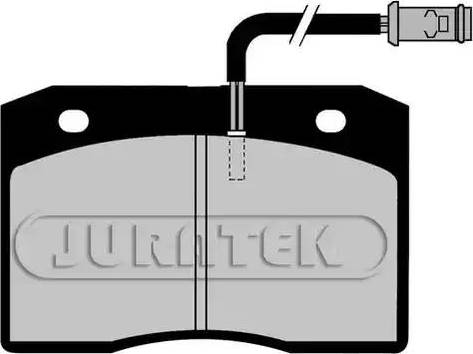 Juratek JCP377 - Тормозные колодки, дисковые, комплект autosila-amz.com