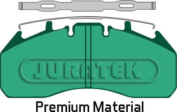 Juratek JCP2006 - Тормозные колодки, дисковые, комплект autosila-amz.com