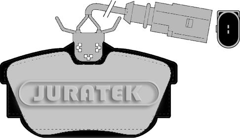 Juratek JCP201 - Тормозные колодки, дисковые, комплект autosila-amz.com