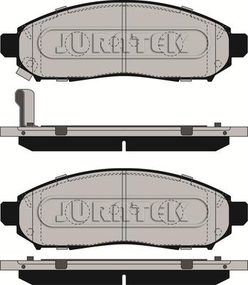 Juratek JCP235 - Тормозные колодки, дисковые, комплект autosila-amz.com