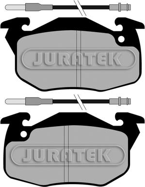 Juratek JCP729 - Тормозные колодки, дисковые, комплект autosila-amz.com