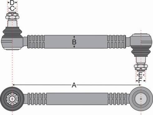 Juratek JSS1441A - Тяга / стойка, стабилизатор autosila-amz.com