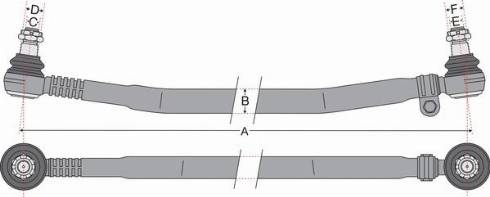 Juratek JSS1507A - Рулевая тяга autosila-amz.com