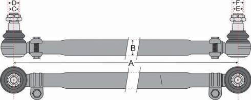 Juratek JSS1813A - Рулевая тяга autosila-amz.com