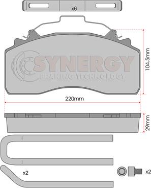 FTE 9503300 - Тормозные колодки, дисковые, комплект autosila-amz.com