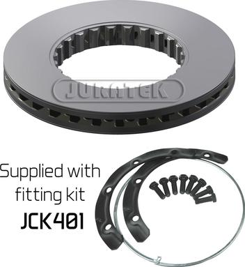 Juratek VOL113K - Тормозной диск autosila-amz.com
