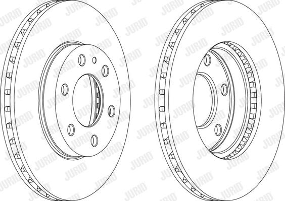 Jurid 569165JC-1 - Тормозной диск autosila-amz.com