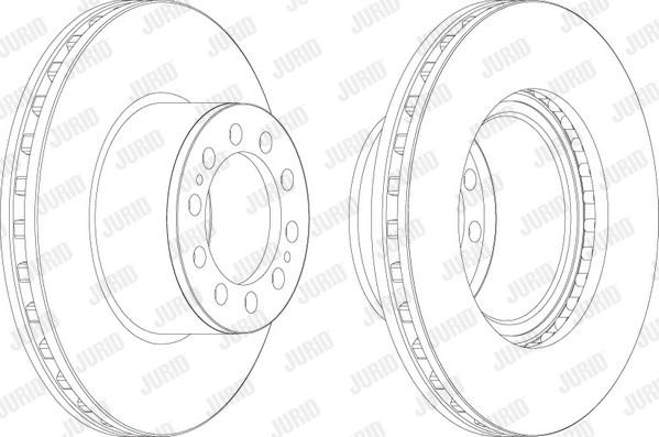 Jurid 569160J - Тормозной диск autosila-amz.com