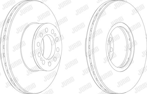 Jurid 569134J - Тормозной диск autosila-amz.com