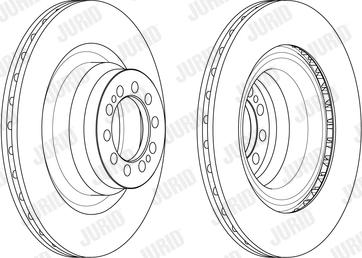 Jurid 569253J - Тормозной диск autosila-amz.com