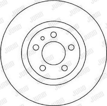 Jurid 561966J - Тормозной диск autosila-amz.com