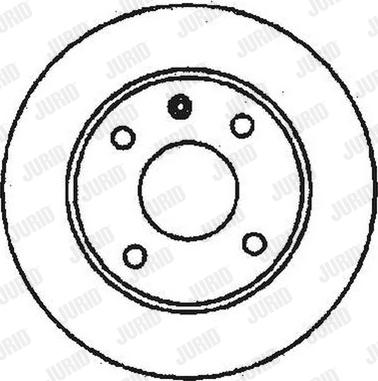 Jurid 561448JC - Диски тормозные, комплект autosila-amz.com