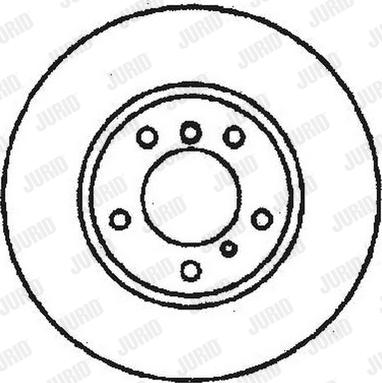 Jurid 561480J - Тормозной диск autosila-amz.com