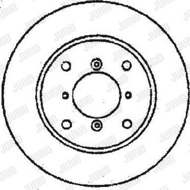 Jurid 561505JC-1 - Тормозной диск autosila-amz.com