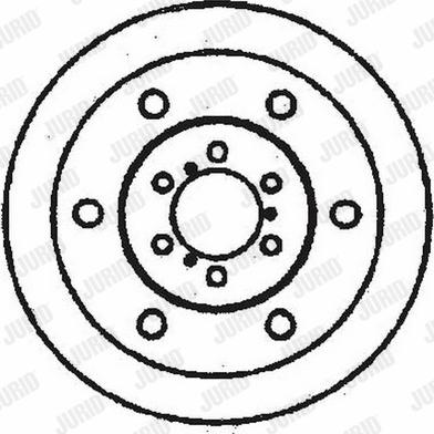 Jurid 561508J-1 - Тормозной диск autosila-amz.com