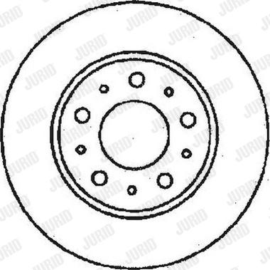 Jurid 561512J-1 - Тормозной диск autosila-amz.com