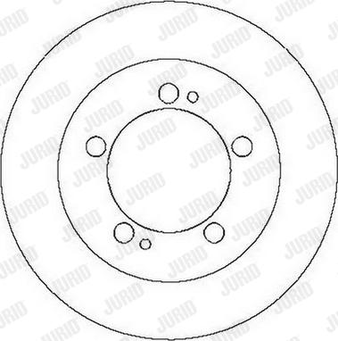 Jurid 561659J - Тормозной диск autosila-amz.com