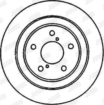 Jurid 561666J - Тормозной диск autosila-amz.com