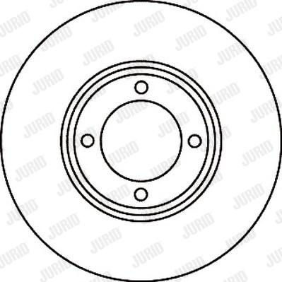 Jurid 561030J - Тормозной диск autosila-amz.com